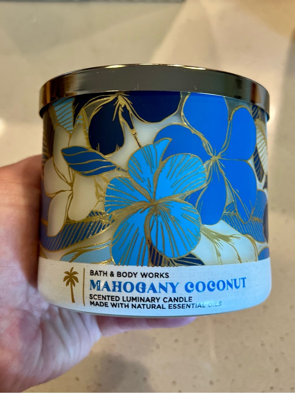 Bath & Body Works Mahogany Coconut Scented Candle - NWT
